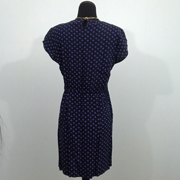 Gap Blue Ditsy Floral Empire Waist Sun Dress - Picture 3 of 6